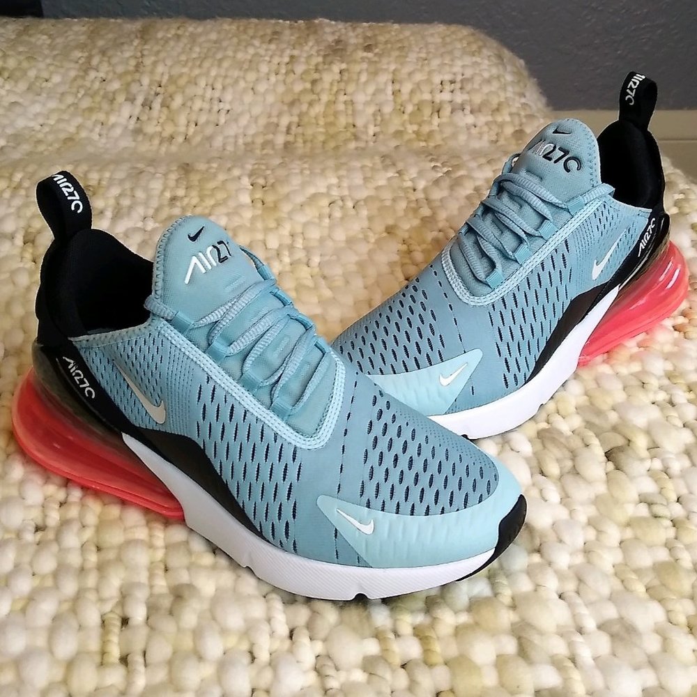 Nike Air Max 270 Ocean Bliss Blue Sz 8 EUC!